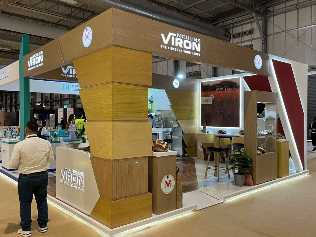 Stand Moulins Viron lors du salon Sirha Arabia 2025